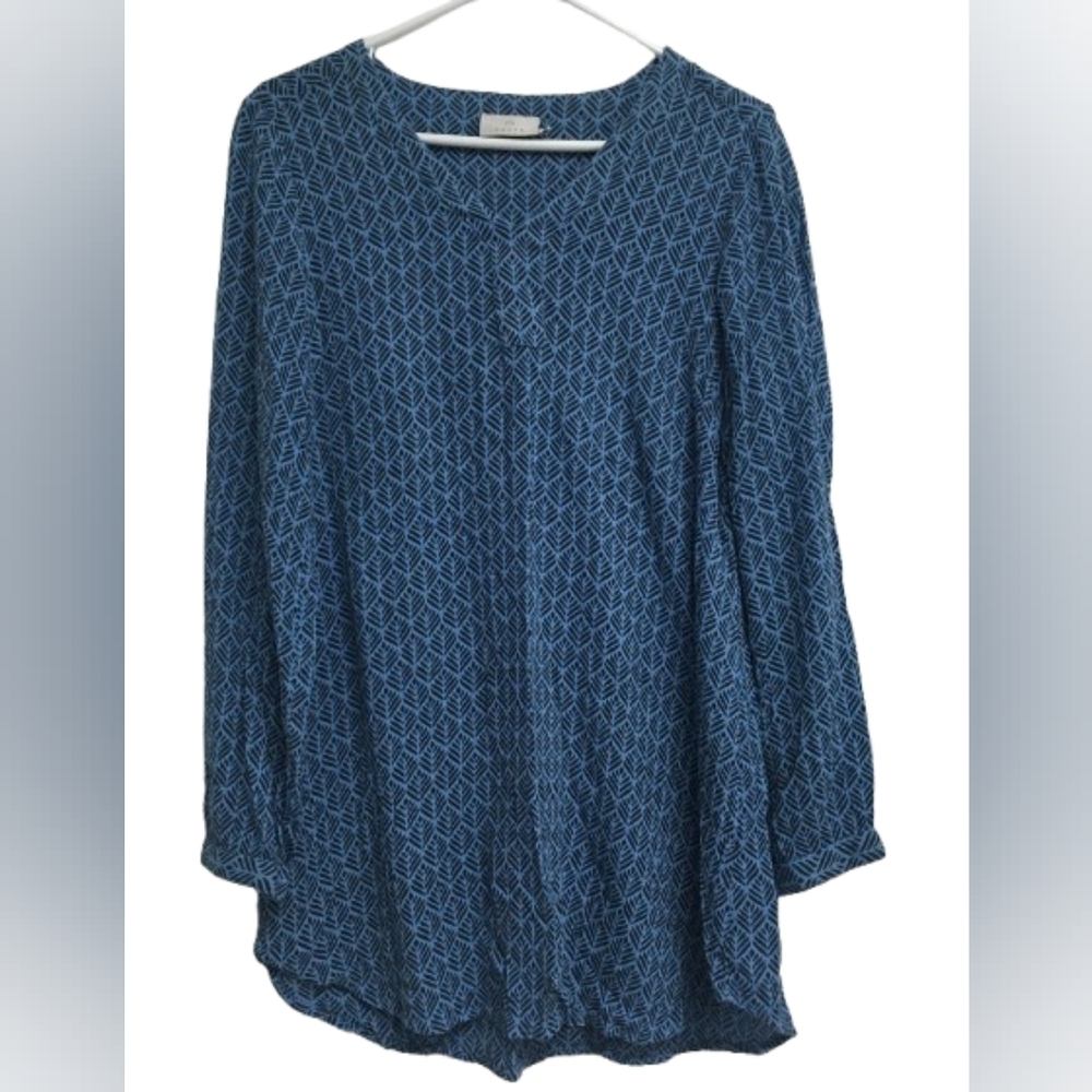 Kaffe Kamarlu Amber women's blue tunic size 38 - Picture 2 of 11